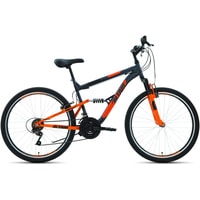 Велосипед Altair MTB FS 26 1.0 р.18 2021 (серый/оранжевый)