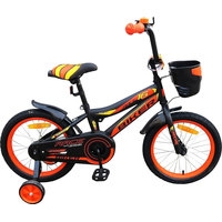 Детский велосипед Favorit Biker 14 (черный/оранжевый, 2019)