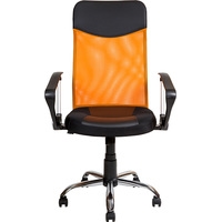 Кресло Алвест AV 128 CH MK (черный/оранжевый)