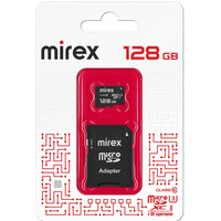 Карта памяти Mirex microSDXC 13613-AD3UH128 128GB (с адаптером)