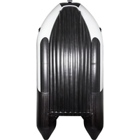 Моторно-гребная лодка Ривьера 3600 НДНД (светло-серый/черный)