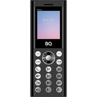 Кнопочный телефон BQ-Mobile BQ-1858 Barrel (черный/серебристый)