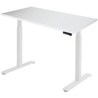 Стол для работы стоя ErgoSmart Electric Desk 1360x800x36 мм (альпийский белый/белый)