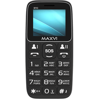 Кнопочный телефон Maxvi B110 (черный)