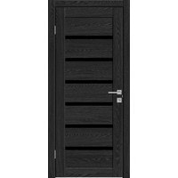 Межкомнатная дверь Triadoors Luxury 583 ПО 60x190 (anthracites/лакобель черный)