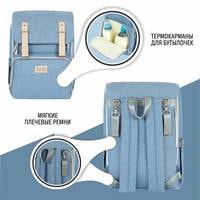 Рюкзак для мамы Nuovita Capcap Rotta (голубой)