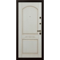 Металлическая дверь Стальная Линия Ривьера для дома 100У (белый)
