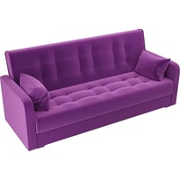 Диван Лига диванов Надежда 103080 (микровельвет, фиолетовый)