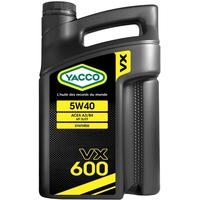 Моторное масло Yacco VX 600 5W-40 4л