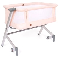 Приставная детская кроватка Nuovita Accanto Dalia (розовый/серебристый)