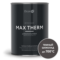 Эмаль Elcon Термостойкая до 700C 0.8 кг (темный шоколад)