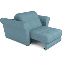 Кресло-кровать Мебель-АРС Гранд (микровелюр, голубой luna 089)