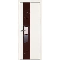 Межкомнатная дверь ProfilDoors 5E 60x200 (дарквайт/стекло коричневый лак)