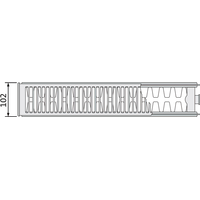 Стальной панельный радиатор Standard Hidravlika тип 22 500x2000 (белый)