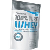 Протеин комплексный BioTech USA 100% Pure Whey (малиновый чизкейк, 454 г)