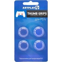 Накладки для стиков Artplays Thumb Grips для PS4 (4 шт., синий)