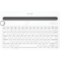 Клавиатура Logitech Bluetooth Multi-Device Keyboard K480 920-006365 (белый, нет кириллицы)