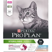 Сухой корм для кошек Pro Plan Sterilised Adult OptiSavour с треской и форелью 400 г