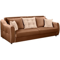 Диван Настоящая мебель Флэтфорд AAA0328013 (коричневый/бежевый)