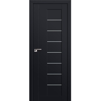 Межкомнатная дверь ProfilDoors 17U L 70x200 (черный матовый/мателюкс матовый)