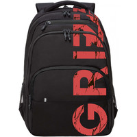 Городской рюкзак Grizzly RU-430-9 (черный/красный)