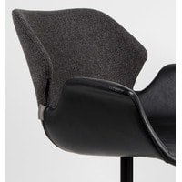 Интерьерное кресло Zuiver Nikki (черный, темно-серый/черный) в Могилеве