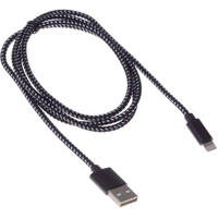 Кабель Buro Lightning-USB 2.0 1м (черный)
