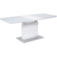 Кухонный стол M-City Alfa 140 (белый)