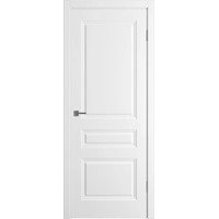 Межкомнатная дверь Юркас Winter Норра 3 ДГ 80x200 (белая эмаль)