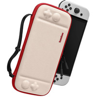 Чехол для приставки Tomtoc FancyCase G05 Slim для Nintendo Switch/Nintendo Switch OLED (белый/красный)