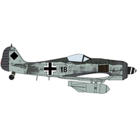 Сборная модель Hasegawa Истребитель Focke Wulf Fw190F-8 KG200