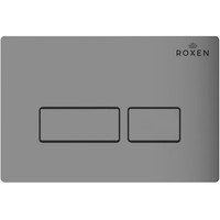Унитаз подвесной Roxen Antares One Rimless 6 в 1 StounFix Slim 597373 (кнопка: матовая)
