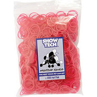 Набор резинок для папильоток Show Tech Wrap Bands 65STE072 (1000 шт, розовый)