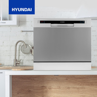 Отдельностоящая посудомоечная машина Hyundai DT503 (серебристый)
