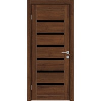 Межкомнатная дверь Triadoors Luxury 583 ПО 60x190 (chester/лакобель черный)