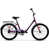 Велосипед AIST Smart 24 1.1 2023 (фиолетовый)
