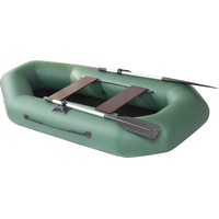 Моторно-гребная лодка Лоцман Стандарт 240 (зеленый)