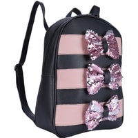 Городской рюкзак OrsOro DW-989 (черно-розовый)