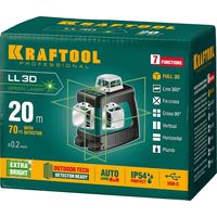 Лазерный нивелир KRAFTOOL LL-3D 34641