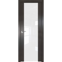 Межкомнатная дверь ProfilDoors 8X 90x200 (грей мелинга/стекло белый триплекс)