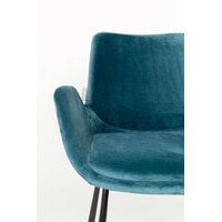 Интерьерное кресло Zuiver Brit (синий/черный) в Мозыре