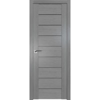 Межкомнатная дверь ProfilDoors 98XN L 70x200 (грувд серый/стекло графит)