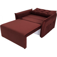 Кресло-кровать Krones Клио мод.1 (велюр вишневый) в Пинске