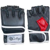 Боевые перчатки Indigo PU PS-1183 (S, черный)