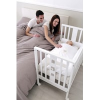 Классическая детская кроватка Erbesi Mini Charly (белый)
