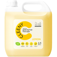 Средство для мытья посуды Cleeny С эфирным маслом лимона (3 л)