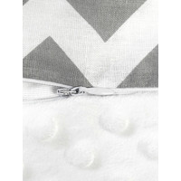 Подушка для беременных Amarobaby Зигзаг AMARO-40A-ZS (серый)