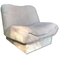 Интерьерное кресло Асмана Наоми (бел глессе/кремовый)