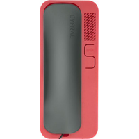 Абонентское аудиоустройство Cyfral Unifon Smart U (красный, с графитовой трубкой)