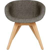 Интерьерное кресло Tom Dixon Scoop Low NA Fabric C (серый/коричневый) в Мозыре
